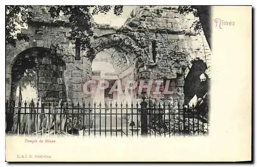 Cartes postales Nimes Temple de Diane