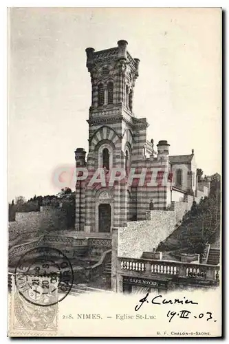 Cartes postales Nimes Eglise St Luc