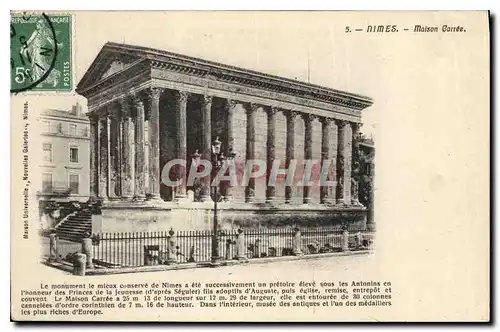 Cartes postales Nimes Maison Carree