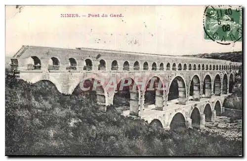 Cartes postales Nimes Pont du Gard