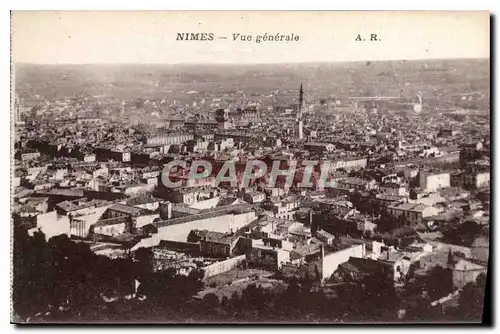 Cartes postales Nimes Vue generale