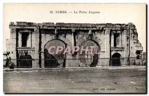 Ansichtskarte AK Nimes La Porte Auguste