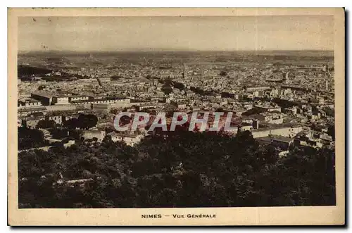 Cartes postales Nimes Vue generale