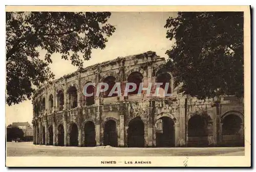 Cartes postales Nimes les Arenes