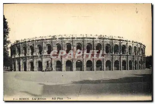 Cartes postales Nimes Les arenes