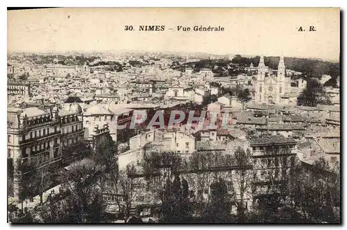 Cartes postales Nimes Vue generale