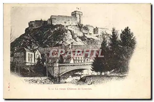 Cartes postales Le vieux Chateau de Lourdes