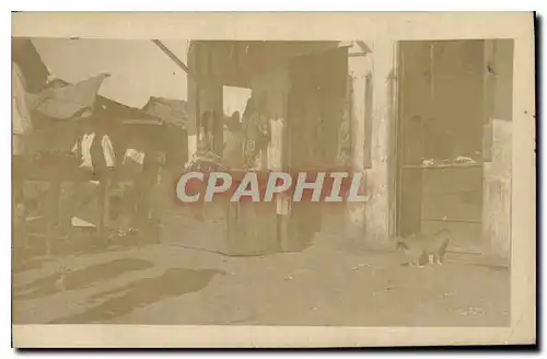 CARTE PHOTO Marchand Artisan