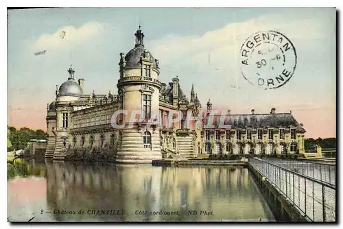 Ansichtskarte AK Chateau de Chantilly cote nord ouest