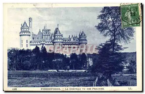 Cartes postales Pierrefonds Le Chateau vu des Prairies