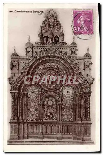 Cartes postales Cathedrale de Beauvais L'Horloge Astronomique