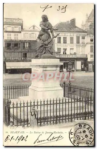 Cartes postales Beauvais La Statue de Jeanne Hachette