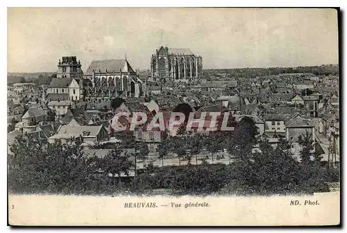 Cartes postales Beauvais Vue generale