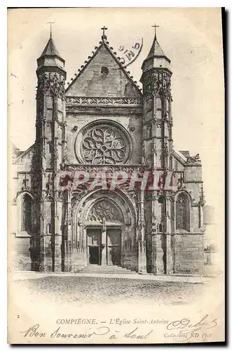 Cartes postales Compiegne L'Eglise Saint Antoine