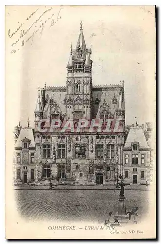 Cartes postales Compiegne L'Hotel de Ville