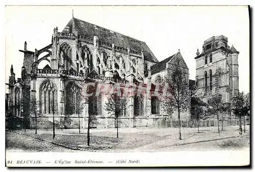 Cartes postales Beauvais L'Eglise Saint Etienne