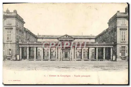 Cartes postales Chateau de Compiegne Facade principale