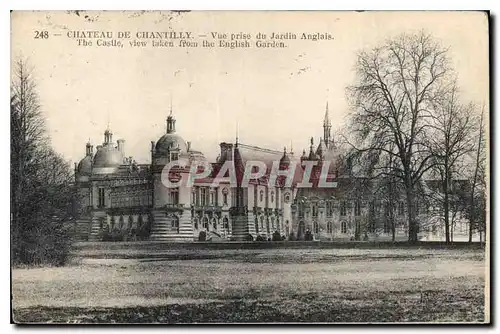 Ansichtskarte AK Chateau de Chantilly Vue prise du Jardin Anglais