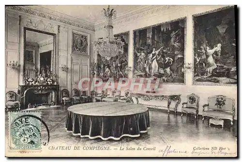 Ansichtskarte AK Chateau de Compiegne Le Salon du Conseil