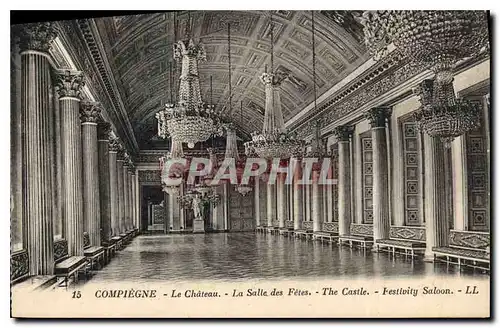 Cartes postales Compiegne Le Chateau La Salle des Fetes