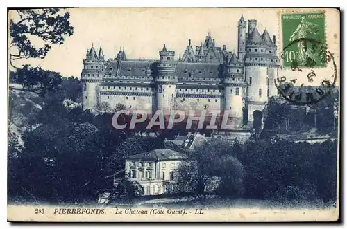 Ansichtskarte AK Pierrefonds Le Chateau Cote Ouest