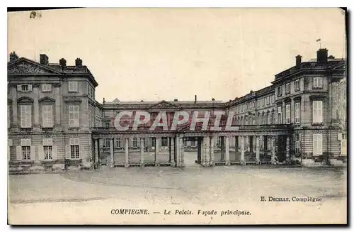 Cartes postales Compiegne Le Palais Facade principale