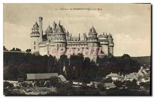 Cartes postales Chateau de Pierrefonds cote Est