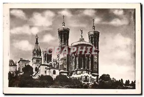 Cartes postales Lyon Les Tours de Notre Dame de Fourviere