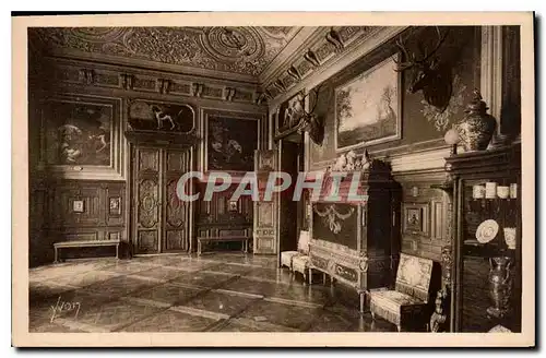 Cartes postales La Douce France Chateau de Chantilly L'Antichambre