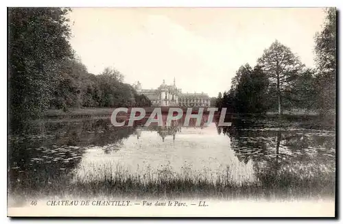 Ansichtskarte AK Chateau de Chantilly Vue dans le Parc