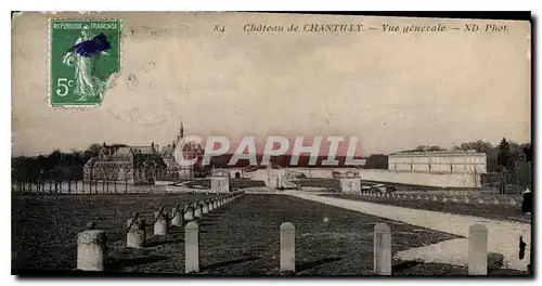 Ansichtskarte AK Chateau de Chantilly Vue generale