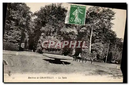 Ansichtskarte AK Environs de Chantilly La Table