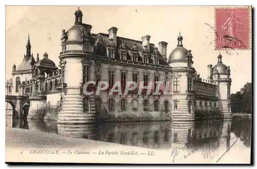 Ansichtskarte AK Chantilly Le Chateau La Facade Nord Est