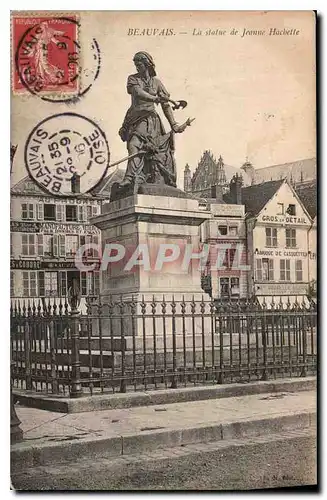 Cartes postales Beauvais La Statue de Jeanne Hachette