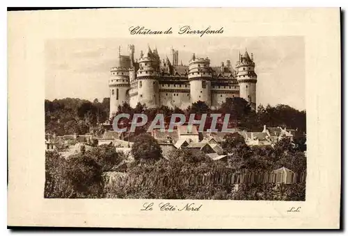 Ansichtskarte AK Chateau de Pierrefonds Le Cote Nord