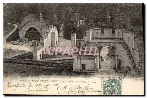 Ansichtskarte AK Chateau de Pierrefonds Le Parc aux Cerfs