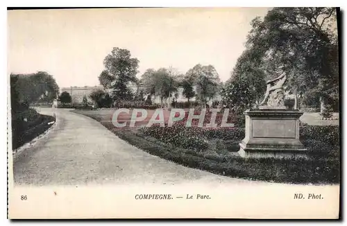 Cartes postales Compiegne Le Parc