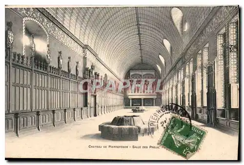 Cartes postales Chateau de Pierrefonds Salle des Preux