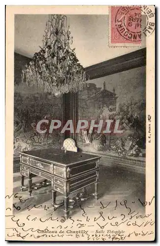 Cartes postales Chateau de Chantilly Salle Theophile