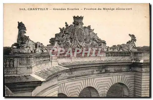 Ansichtskarte AK Chantilly Grandes Ecuries Fronton du Manege decouvert