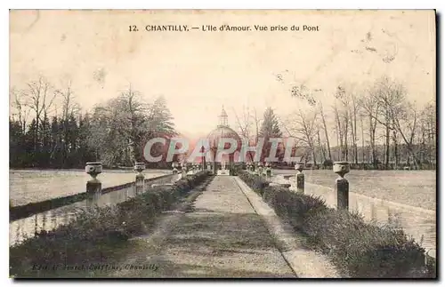 Cartes postales Chantilly L'Ile Vue prise du Pont