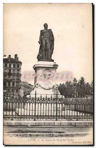 Cartes postales Lyon La Statue du Marechal Suchet