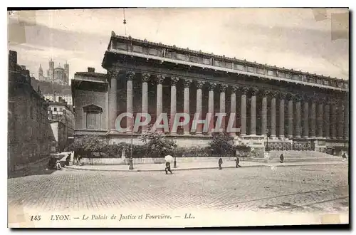 Cartes postales Lyon Le Palais de Justice et Fourviere