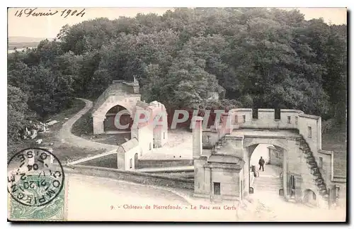 Ansichtskarte AK Chateau de Pierrefonds Le Parc aux Cerfs