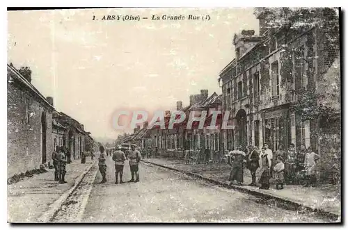 REPRO Arsy Oise La Grande Rue
