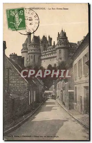Cartes postales Pierrefonds La Rue Notre Dame