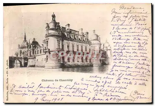 Cartes postales Chateau de Chantilly