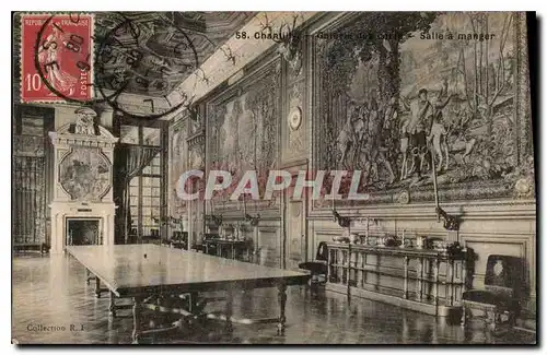 Ansichtskarte AK Chantilly Galerie des cerfs Salle a manger