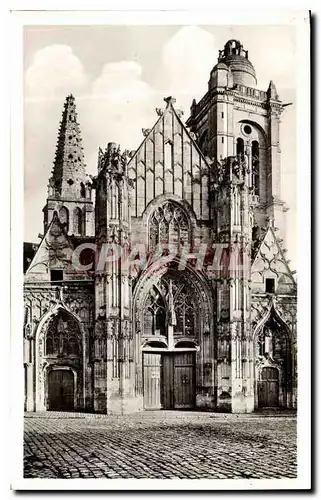 Cartes postales Senlis Oise Ancienne Eglise Saint Pierre Marche actuel