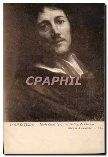 Ansichtskarte AK Chantilly Musee Conde Portrait de Chapelle attribue a Lefebvre